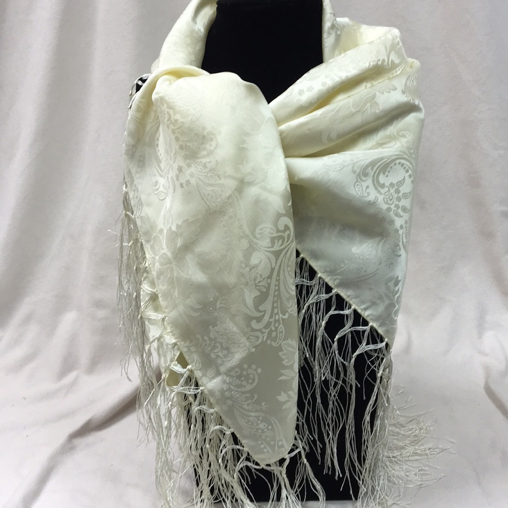 Cream Scarf